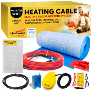 Heatwave Premium Floor Heating Cable & Membrane System 120V